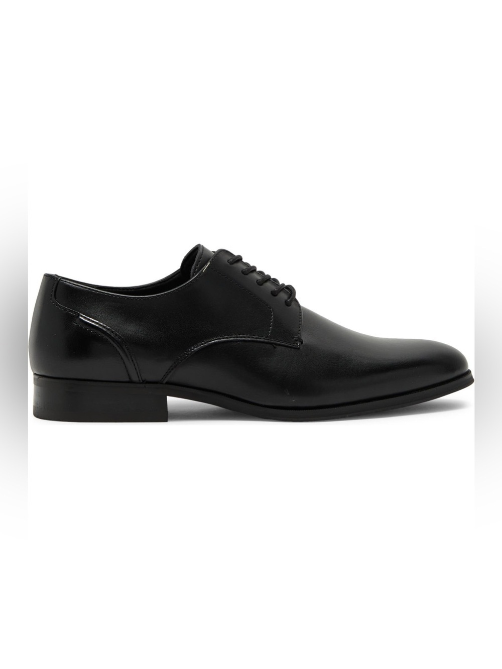 NWT Nordstrom Abound Cameron Plain Toe Derby Dress Shoe Black Men's Size 9 - Picture 4 of 8